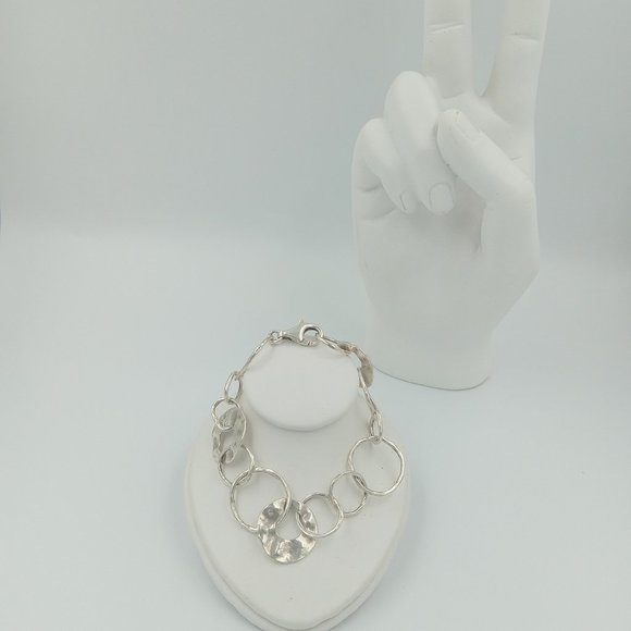 EUC ~ Silpada Silver Link Bracelet - Picture 12 of 16